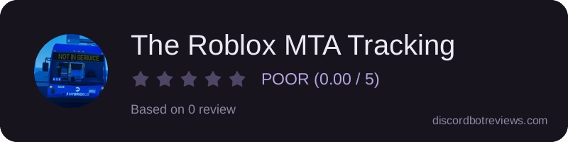 Rating widget preview for The Roblox MTA Tracking