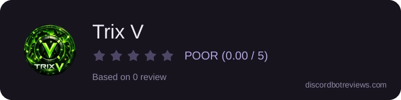 Rating widget preview for Trix V