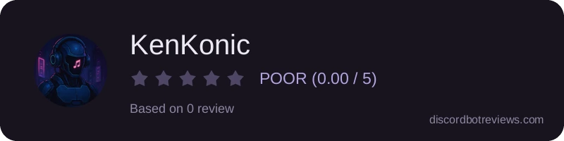 Rating widget preview for KenKonic