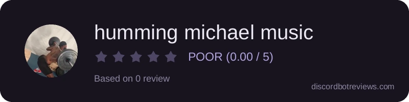 Rating widget preview for humming michael music