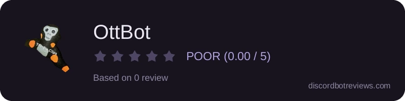 Rating banner for OttBot