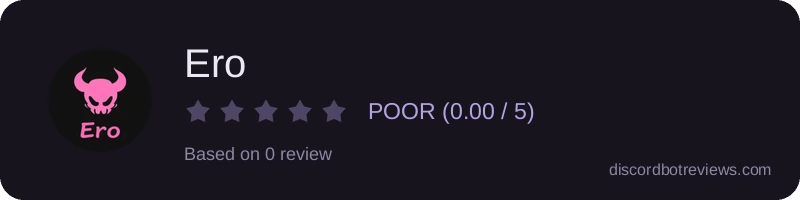 Rating widget preview for Ero