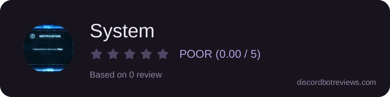Rating widget preview for System