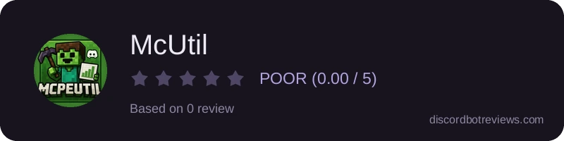 Rating widget preview for McUtil