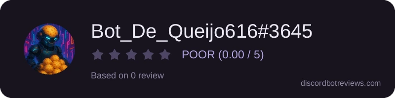 Rating widget preview for Bot_De_Queijo616#3645