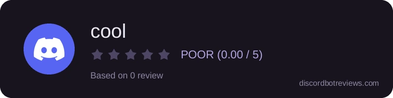 Rating widget preview for cool