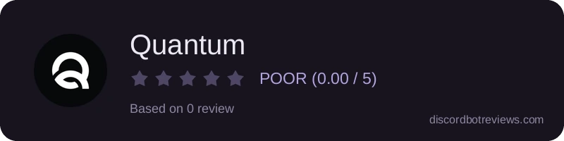 Rating widget preview for Quantum
