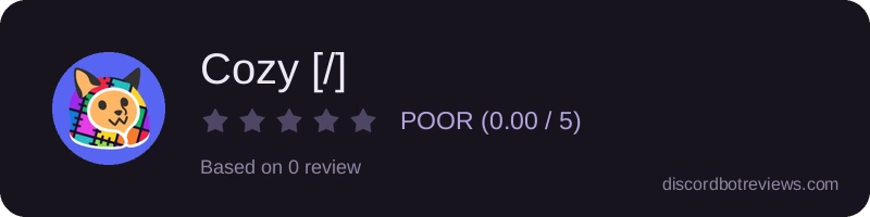 Rating banner for Cozy [/]
