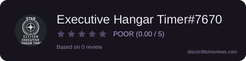 Rating widget preview for Executive Hangar Timer#7670
