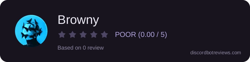 Rating widget preview for Browny