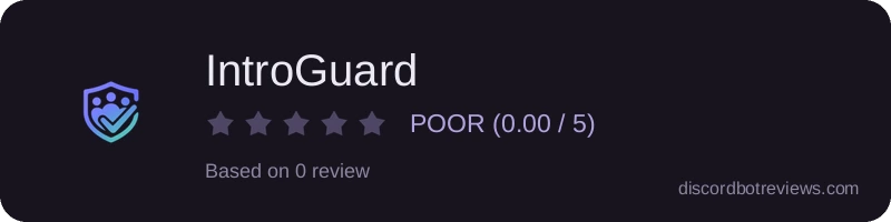 Rating banner for IntroGuard