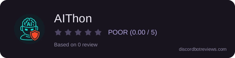 Rating banner for AIThon