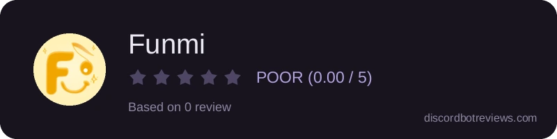 Rating widget preview for Funmi