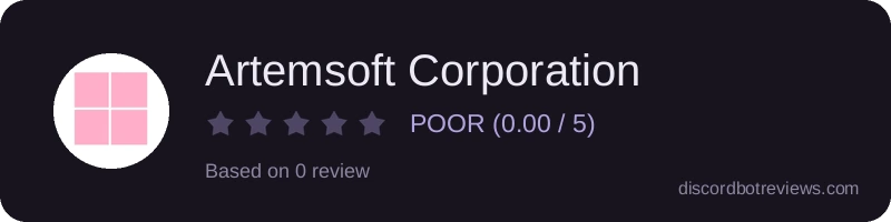Rating widget preview for Artemsoft Corporation
