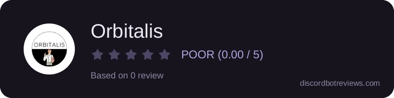 Rating widget preview for Orbitalis