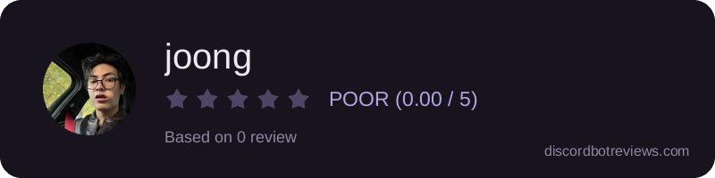 Rating widget preview for joong