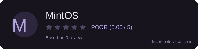 Rating widget preview for MintOS