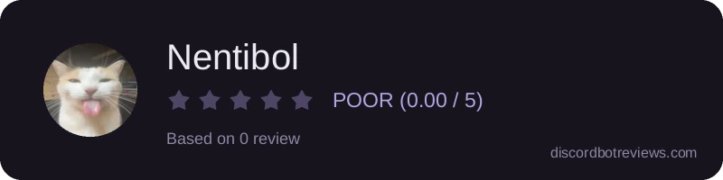Rating widget preview for Nentibol