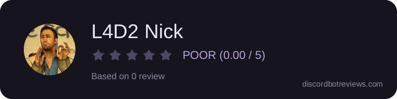 Rating widget preview for L4D2 Nick