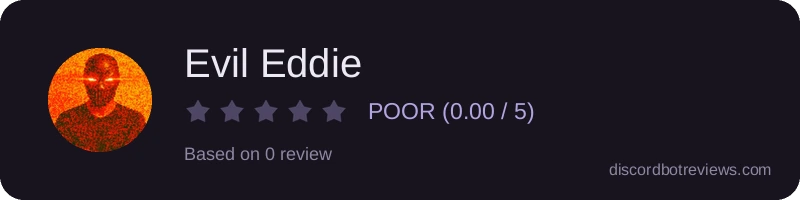 Rating widget preview for Evil Eddie