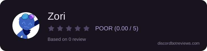 Rating widget preview for Zori