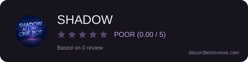 Rating widget preview for SHADOW