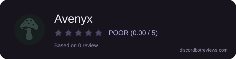 Rating widget preview for Avenyx