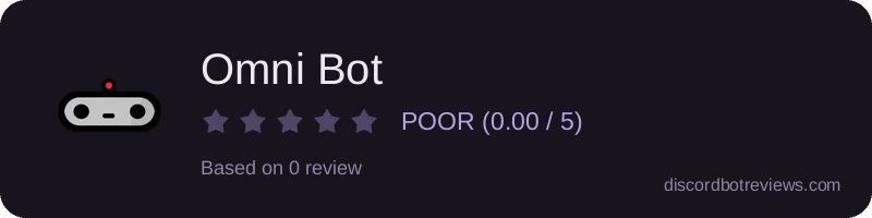 Rating banner for Omni Bot