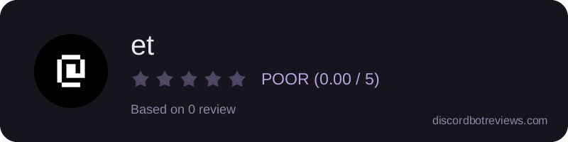 Rating widget preview for et
