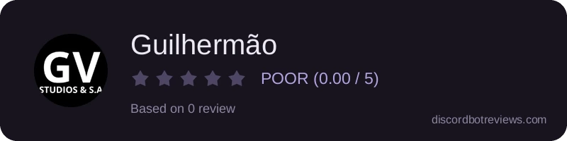 Rating widget preview for Guilhermão