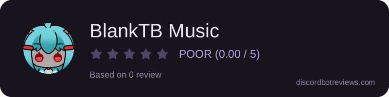 Rating widget preview for BlankTB Music