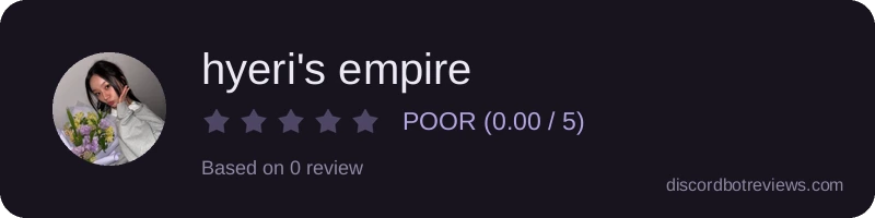 Rating banner for hyeri's empire 