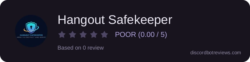Rating banner for Hangout Safekeeper