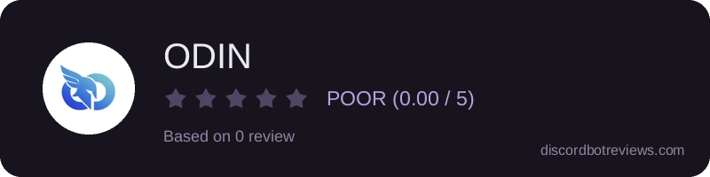 Rating widget preview for ODIN