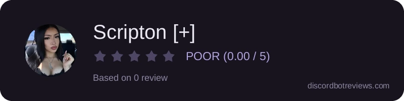 Rating widget preview for Scripton [+]