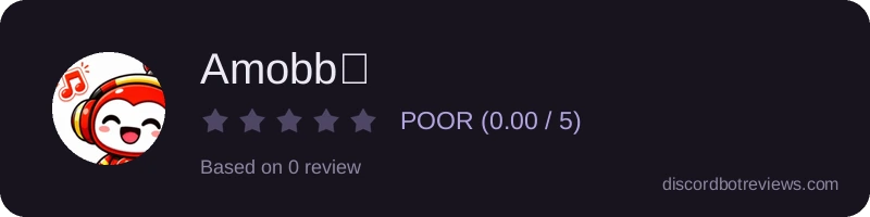 Rating banner for Amobb💤