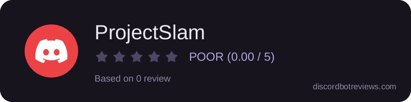Rating widget preview for ProjectSlam