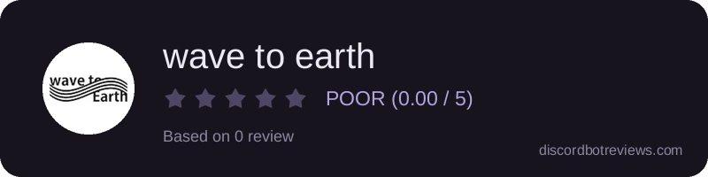Rating widget preview for wave to earth