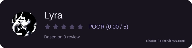 Rating widget preview for Lyra