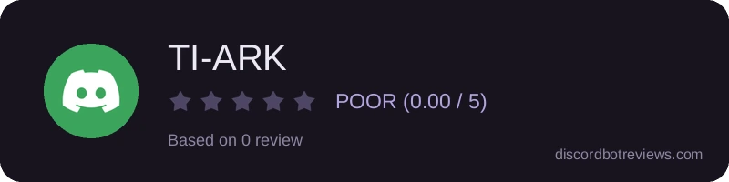 Rating widget preview for TI-ARK