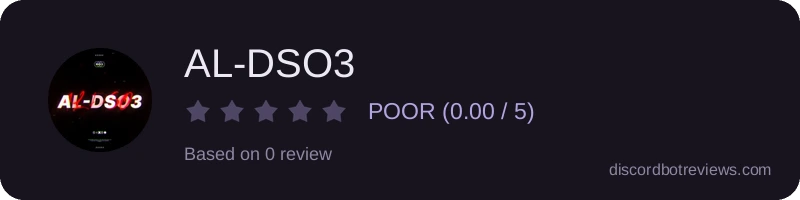 Rating widget preview for AL-DSO3