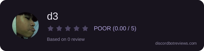 Rating widget preview for d3