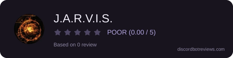 Rating widget preview for J.A.R.V.I.S.
