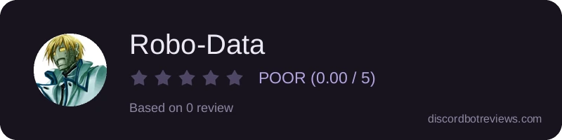 Rating widget preview for Robo-Data