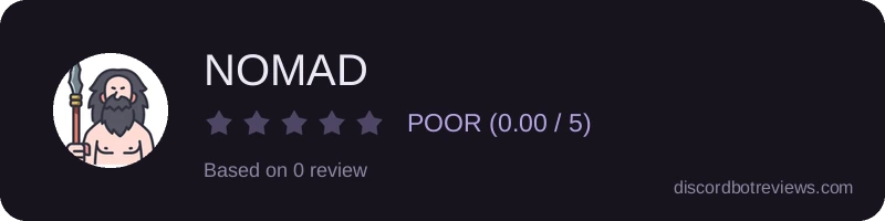 Rating widget preview for NOMAD