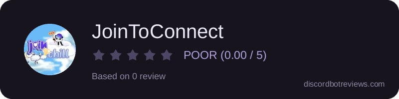 Rating widget preview for JoinToConnect
