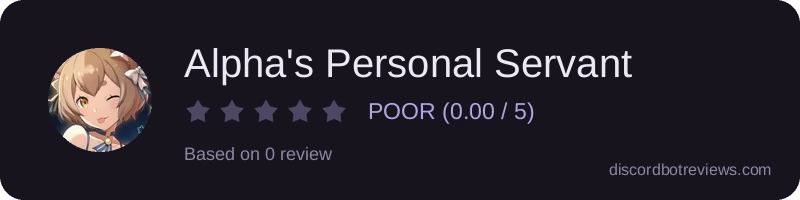 Rating banner for Alpha's Personal Servant