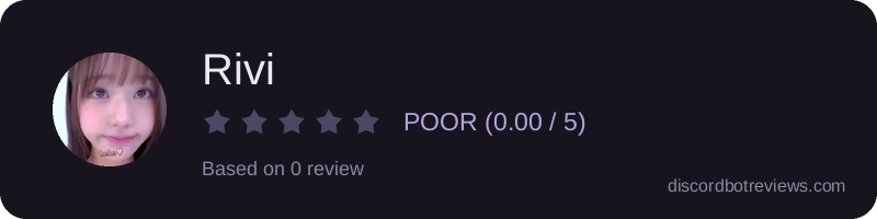 Rating widget preview for Rivi 
