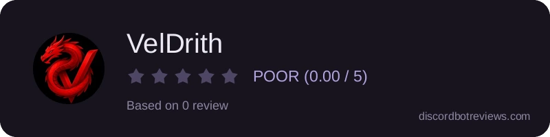 Rating widget preview for VelDrith