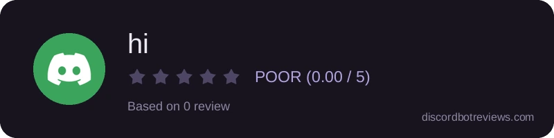 Rating widget preview for hi